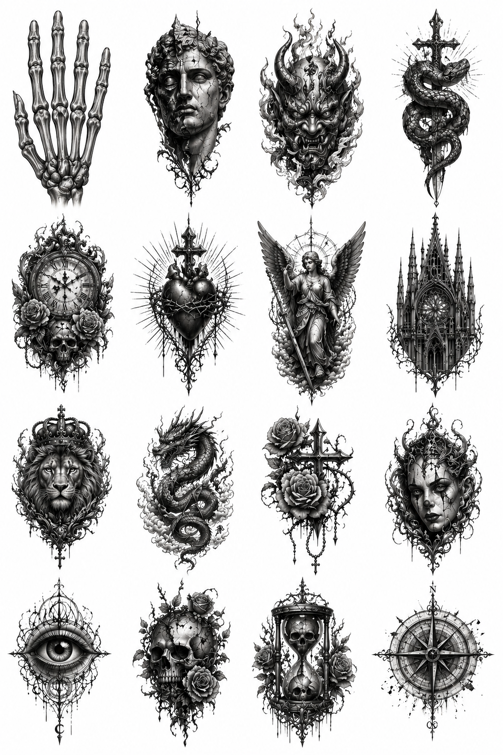 Temporary Hand Tatoos