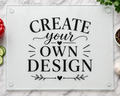 Personalized Custom Glass Cutting Board
