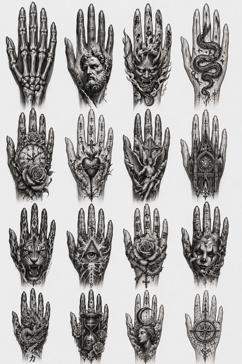 Temporary Hand Tatoos